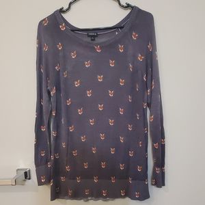 Foxes Spring Sweater